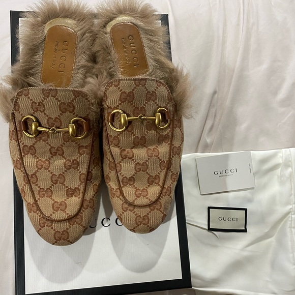 Gucci Shoes - Authentic Gucci princetown flats mules